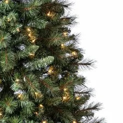 Cheap ⌛ 7ft. Pre-Lit Willow Pine Artificial ???? Christmas Tree, Clear Lights by Ashland® ???? -Ashland Sales 10151879 11