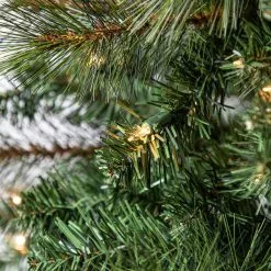 Cheap ⌛ 7ft. Pre-Lit Willow Pine Artificial ???? Christmas Tree, Clear Lights by Ashland® ???? -Ashland Sales 10151879 12