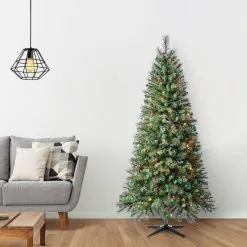 Coupon ???? 7ft. Pre-Lit Willow Pine Artificial ???? Christmas Tree, Multicolor Lights by Ashland® ???? -Ashland Sales 10151890 15