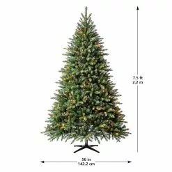 Discount ???? 7.5ft. Pre-Lit Hartford Pine Artificial ???? Christmas Tree, Multicolor Lights by Ashland® ???? -Ashland Sales 10151893 14