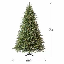 Top 10 ???? 7.5ft. Pre-Lit Hartford Pine Artificial ???? Christmas Tree, Clear Lights by Ashland® ❤️ -Ashland Sales 10151894 13
