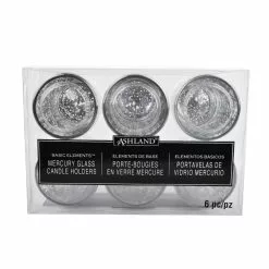 Flash Sale ???? 12 Packs: 6 ct. (72 total) 2.5" Silver Mercury Glass Votive Holders by Ashland® Élégance™ ⌛