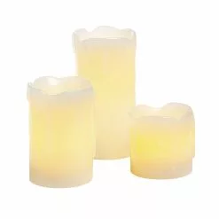 Discount ⭐ Flameless Real Wax LED Pillar Candle Set by Ashland® ???? -Ashland Sales 10287962 2