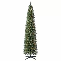 Coupon ???? 7ft. Pre-Lit Artificial ???? Christmas Tree, Clear Lights by Ashland® ????