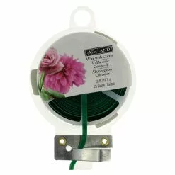 Wholesale ???? 24 Pack: 26 Gauge Green Floral Wire with Cutter by Ashland® ????