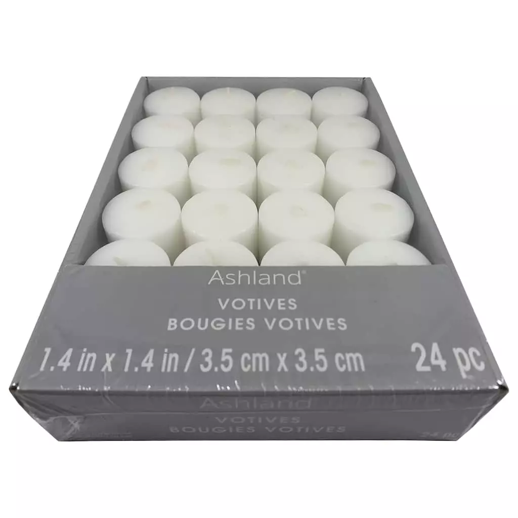 Top 10 ⌛ Votives Value Pack by Ashland® Basic Elements™, 24ct. ???? 6 Top 10 ⌛ Votives Value Pack by Ashland® Basic Elements™, 24ct. ???? - Image 4