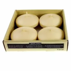 Discount ???? 12 Packs: 4 ct. (48 total) Basic Elements™ Ivory Floating Candles by Ashland® ???? -Ashland Sales 10363779 2 1