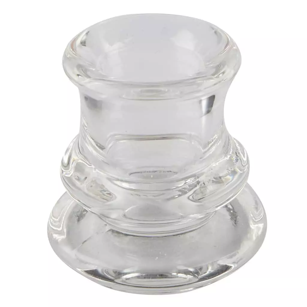 Hot Sale ???? Ashland® Chunky Glass Taper Candle Holder ⭐ 3 Hot Sale ???? Ashland® Chunky Glass Taper Candle Holder ⭐