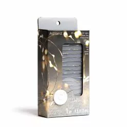 Best Pirce ???? 12 Pack: 10ft. Warm White Silver Wire LED String Lights by Ashland® ???? -Ashland Sales 10423129 8 1