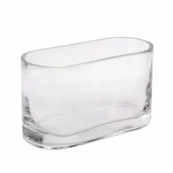 Coupon ???? 6.9" Oval Glass Vase by Ashland® ????