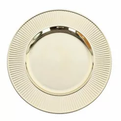 Cheapest ???? Electric Gold Ribbed Charger By Ashland® ????