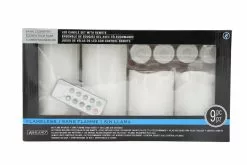 Cheap ???? 4 Pack: Basic Elements™ White LED Candle Set with Remote by Ashland® ????
