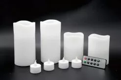 Cheap ???? 4 Pack: Basic Elements™ White LED Candle Set with Remote by Ashland® ???? -Ashland Sales 10466357 2 1