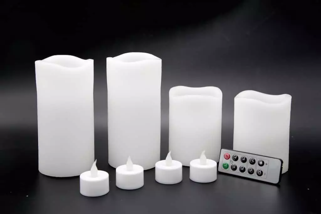 Brand new ???? Basic Elements™ White LED Candle Set with Remote By Ashland® ❤️ 5 Brand new ???? Basic Elements™ White LED Candle Set with Remote By Ashland® ❤️ - Image 3