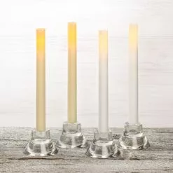 Best Pirce ❤️ White LED Taper Candles with Timer By Ashland® ???? -Ashland Sales 10466491 3