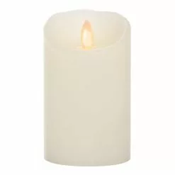 Budget ???? 8 Pack: iFlicker 3" x 5" Ivory LED Pillar Candle by Ashland® ✨ -Ashland Sales 10470063 1