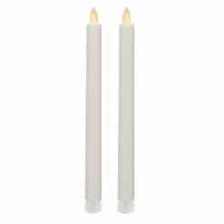 Wholesale ✔️ IFlicker White LED Taper Candle Set by Ashland® ???? -Ashland Sales 10470076