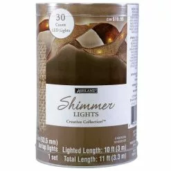 Coupon ???? Creative Collection™ Shimmer Lights Burlap LED Garland By Ashland™ ✨