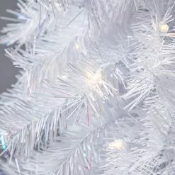 Outlet ???? 7ft. Pre-Lit White Norway Artificial Pencil ???? Christmas Tree, Clear Lights by Ashland® ???? -Ashland Sales 10487971 11