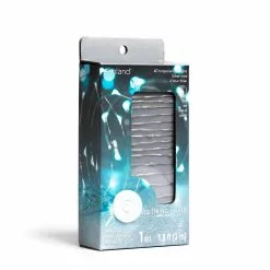 Buy ???? 40ct. Turquoise Silver Wire LED String Lights by Ashland® ???? -Ashland Sales 10501981 5