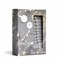 Buy ✔️ 12 Pack: 40ct. Warm White Pearl LED String Lights by Ashland® ???? -Ashland Sales 10501982 6 1