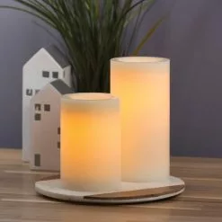 Cheap ⌛ 6 Pack: 4" x 8" White LED Pillar Candle with Timer by Ashland® ???? -Ashland Sales 10519787 2