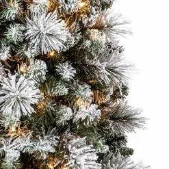 Promo ???? 7ft. Pre-Lit Artificial Slim ???? Christmas Tree, Clear Lights by Ashland® ???? -Ashland Sales 10521247 11