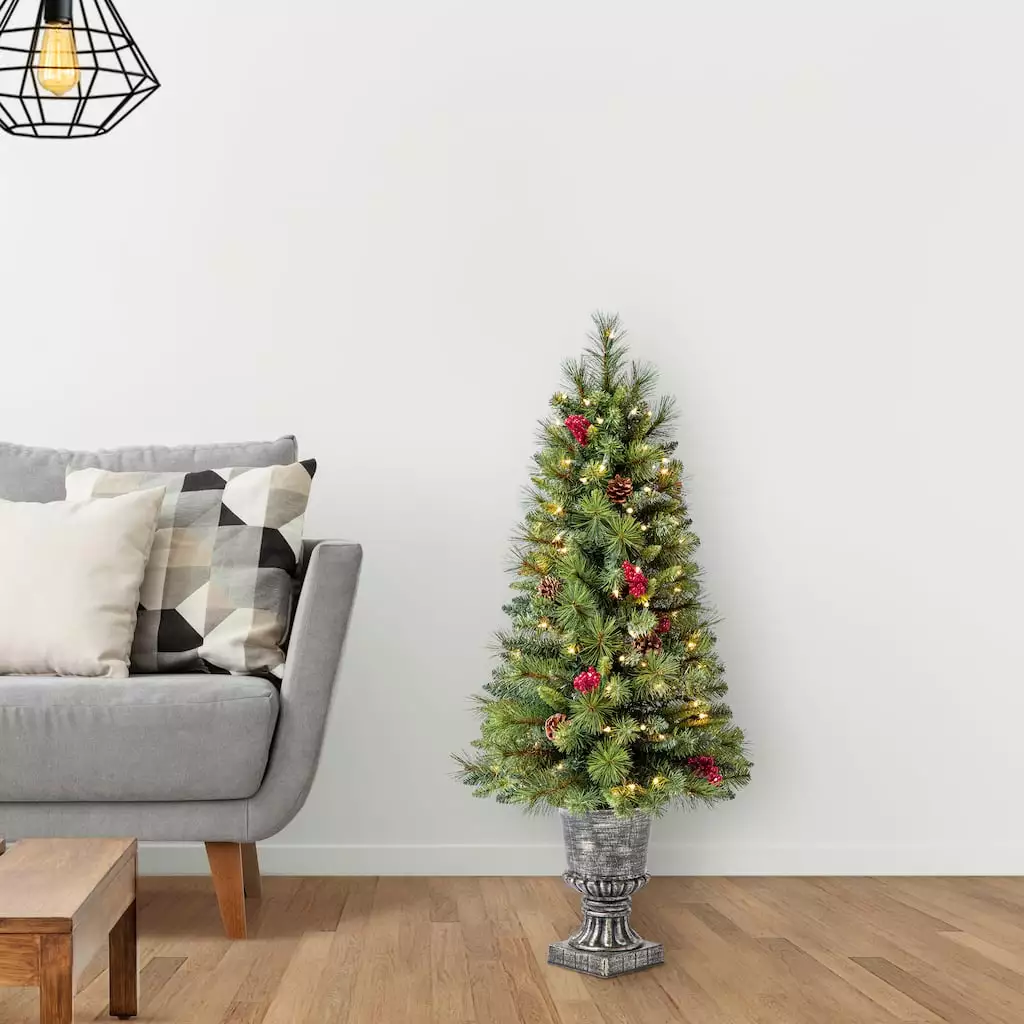 Discount ???? 4ft. Pre-Lit Verona Artificial ???? Christmas Tree, Clear Lights by Ashland® ???? 10 Discount ???? 4ft. Pre-Lit Verona Artificial ???? Christmas Tree, Clear Lights by Ashland® ???? - Image 8