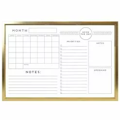 Best Sale ⭐ Gold Framed Calendar & Memo Board By Ashland® ????