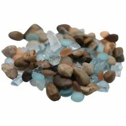 Promo ✨ Mixed Glass & Stone Pebbles By Ashland™ ????