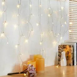 Cheap ???? 12 Pack: Warm White Curtain LED String Lights by Ashland™ ⌛ -Ashland Sales 10558087 1 1