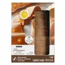 Cheapest ???? LED Burlap String Lights Creative Collection™ by Ashland™ ✨