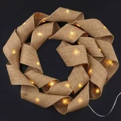 Flash Sale ???? 12 Pack: 30ct. LED Burlap String Lights by Ashland® Creative Collection™ ???? -Ashland Sales 10561998 2 1