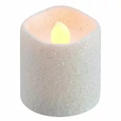 Top 10 ???? 8 Packs: 12 ct. (96 total) White Glitter LED Votive Candles by Ashland® ????