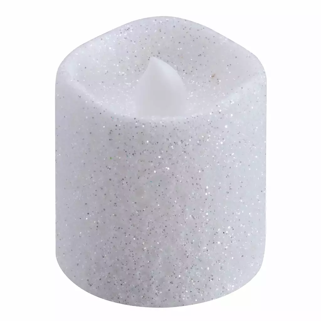 Deals ???? White Glitter LED Votive Candles By Ashland® 12ct. ⌛ 4 Deals ???? White Glitter LED Votive Candles By Ashland® 12ct. ⌛ - Image 2