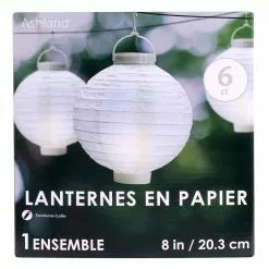 Best Sale ❤️ 8" White Paper Lantern By Ashland™ ????
