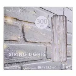 Cheapest ✨ 300ct. Warm White LED String Lights by Ashland® ????