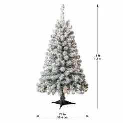 Best reviews of ✔️ 4ft. Pre-Lit Cypress Artificial ???? Christmas Tree, Clear Lights by Ashland® ???? -Ashland Sales 10599014 13
