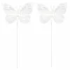 Wholesale ⭐ 8.6" White Feather Butterfly by Ashland® ⭐ -Ashland Sales 10627155
