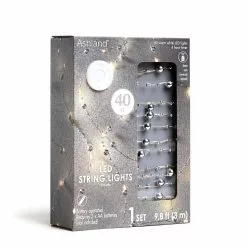 Promo ???? 12 Pack: 40ct. Warm White Silver Pearl LED String Lights by Ashland® ???? -Ashland Sales 10632036 7 1