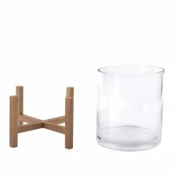 Discount ⌛ Glass Candle Holder with Wood Base by Ashland® ???? 8 Discount ⌛ Glass Candle Holder with Wood Base by Ashland® ???? -Ashland Sales 10633855 2