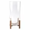Outlet ⭐ Glass Candle Holder with Wood Base by Ashland® ???? -Ashland Sales 10633857 1 2