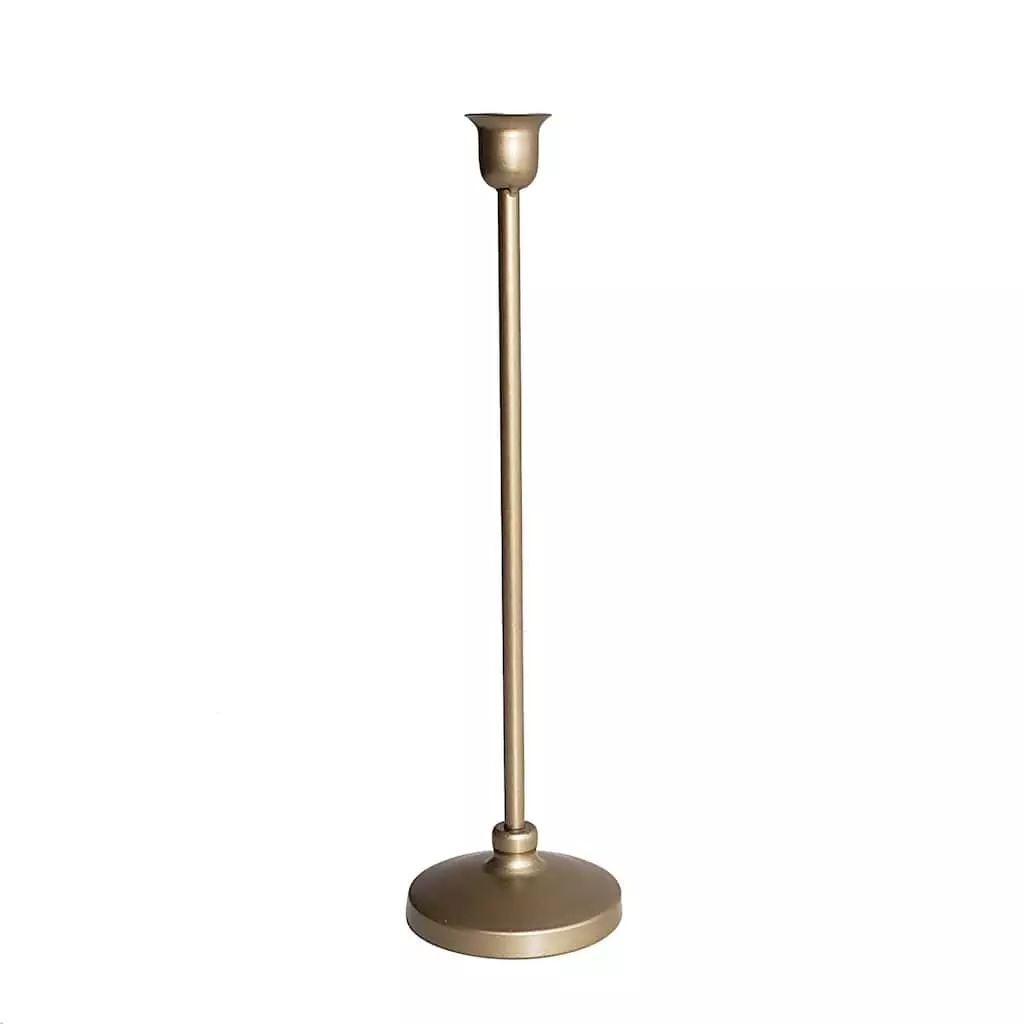 Promo ???? 6 Pack: 12.6" Gold Metal Candle Holder by Ashland® ???? 3 Promo ???? 6 Pack: 12.6" Gold Metal Candle Holder by Ashland® ????