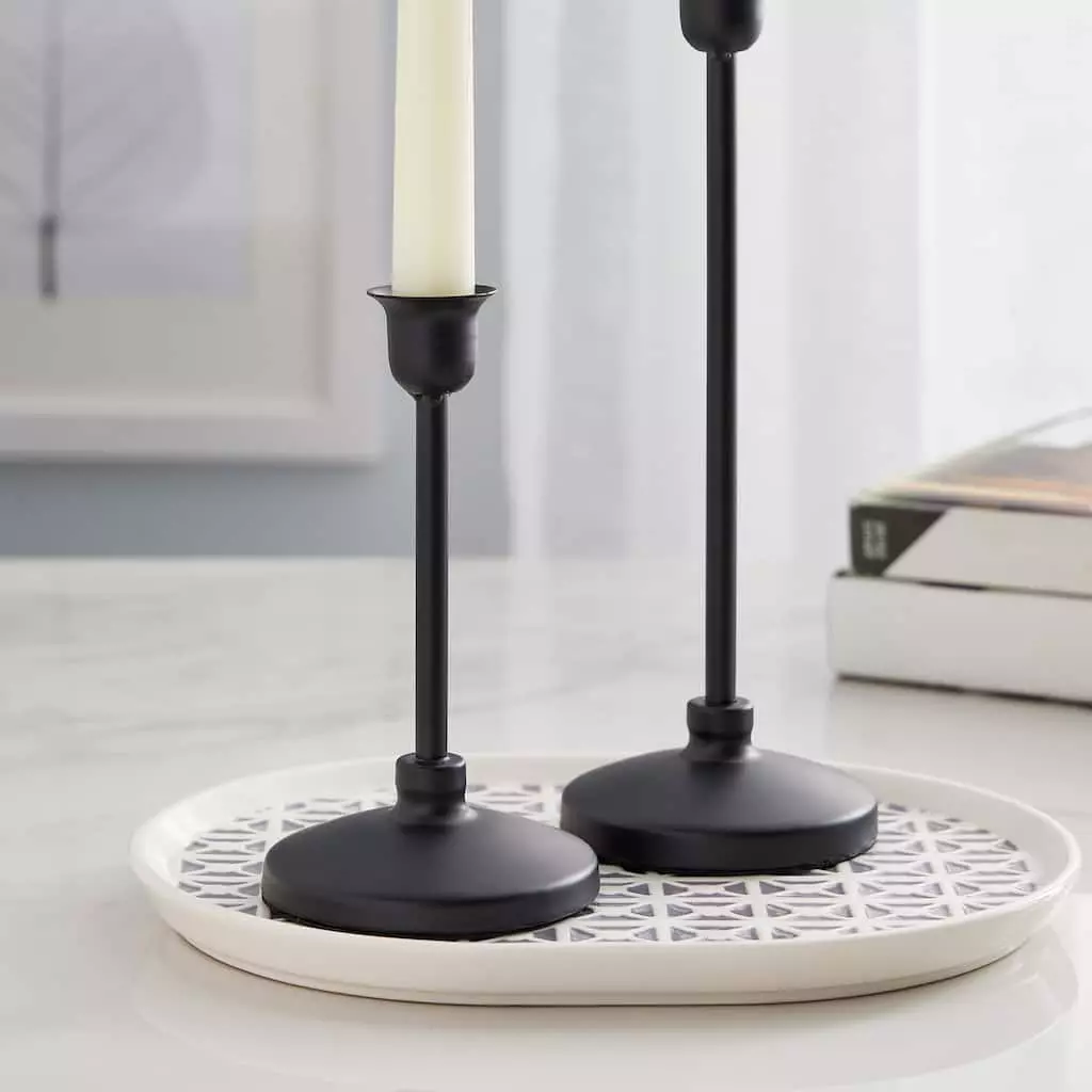 Cheap ⌛ Black Metal Taper Candle Holder by Ashland® ???? 4 Cheap ⌛ Black Metal Taper Candle Holder by Ashland® ???? - Image 2