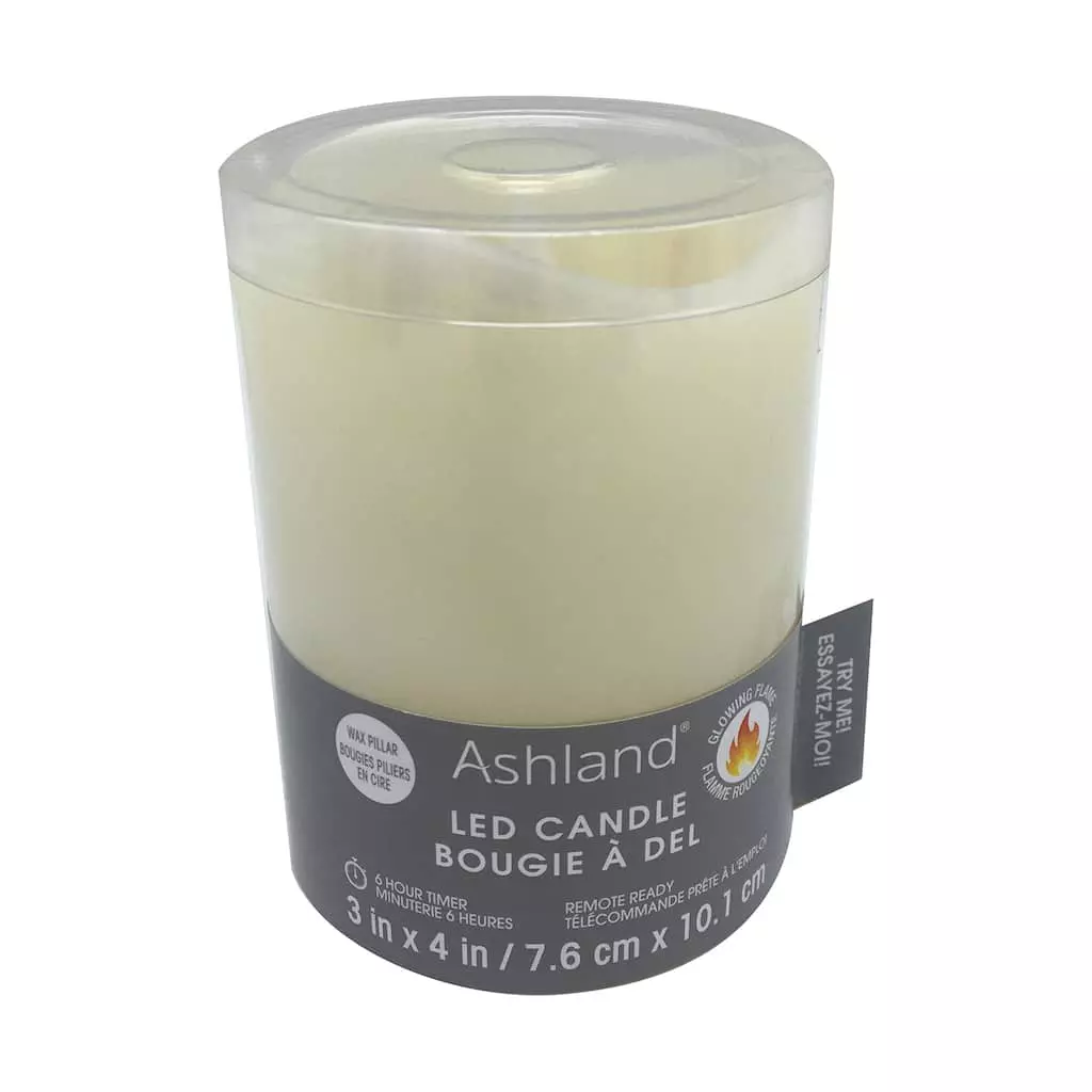 Brand new ???? 3" x 4" LED Flame Pillar Candle by Ashland® ❤️ 5 Brand new ???? 3" x 4" LED Flame Pillar Candle by Ashland® ❤️ - Image 3
