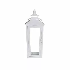 Cheap ???? 12.2" White Metal Lantern by Ashland® ????
