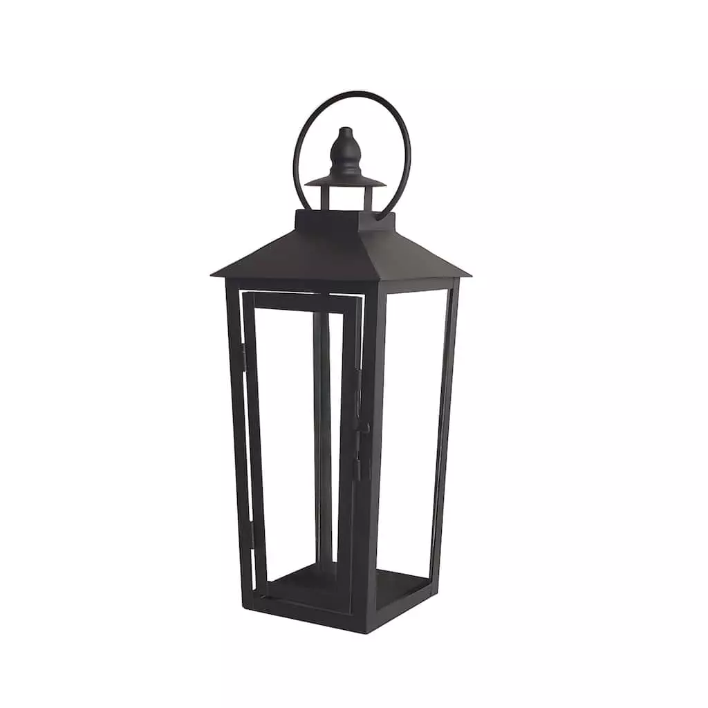 Deals ???? 12.2" Black Metal Lantern by Ashland® ???? 4 Deals ???? 12.2" Black Metal Lantern by Ashland® ???? - Image 2