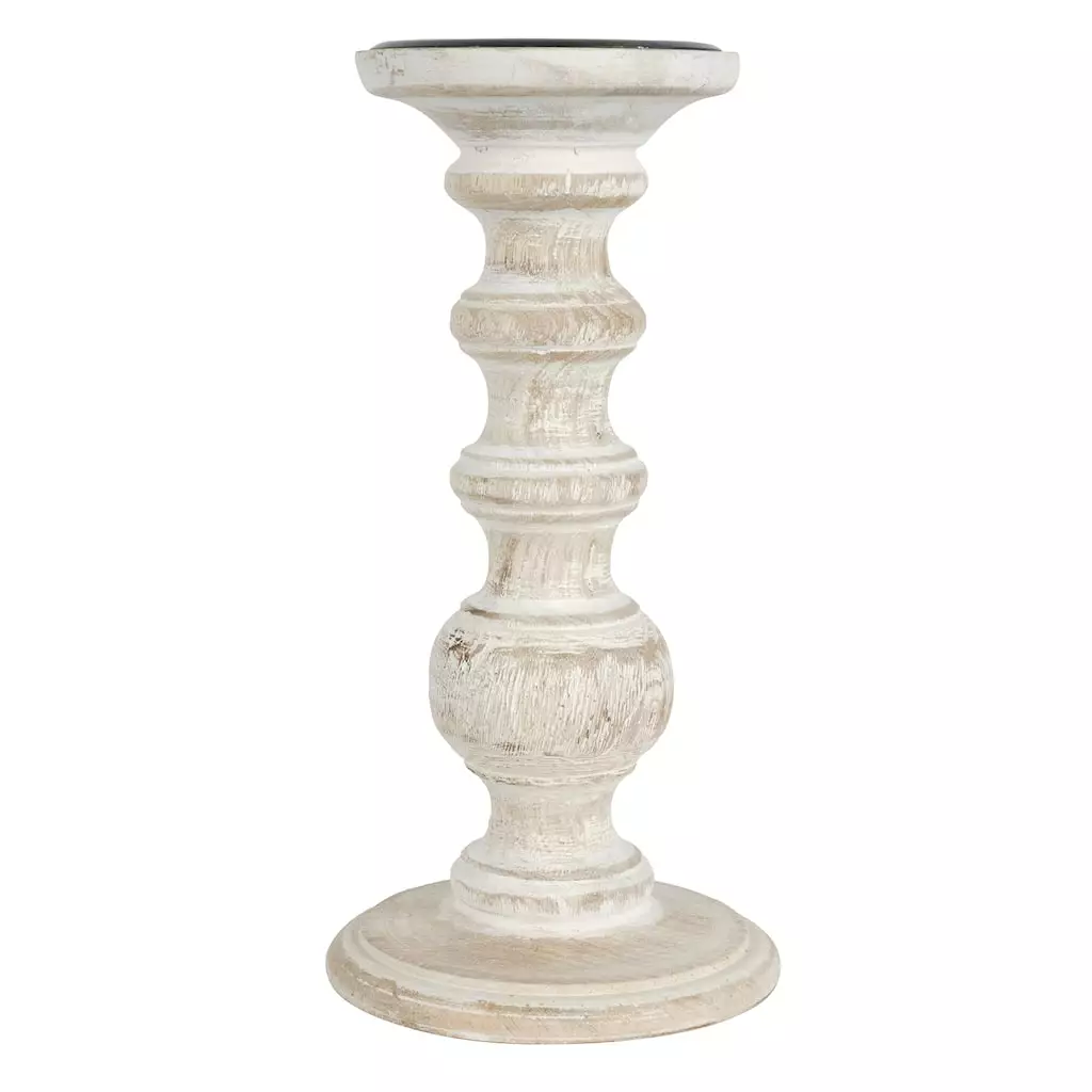 Buy ???? Whitewashed Wood Carved Pillar Candle Holder by Ashland® ✔️ 3 Buy ???? Whitewashed Wood Carved Pillar Candle Holder by Ashland® ✔️