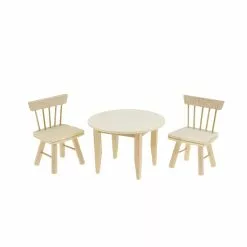 Coupon ⌛ 12 Pack: Mini Wood Table & Chairs Set by Ashland® ✔️
