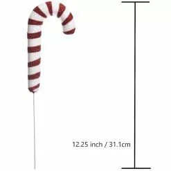Best deal ???? Red & White Glitter ???? Candy Cane Pick by Ashland® ???? -Ashland Sales 10669909 3